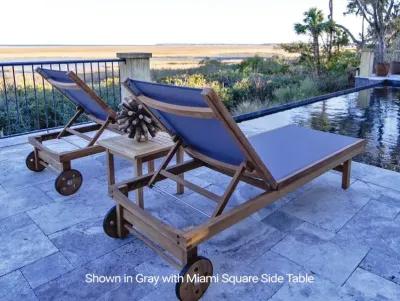 Royal Teak Sundaze Outdoor Gray Sling Chaise Lounger