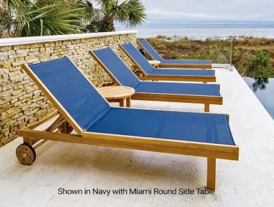 Royal Teak Sundaze Outdoor Gray Sling Chaise Lounger