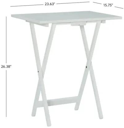 TANNAN WHITE TRAY TABLES