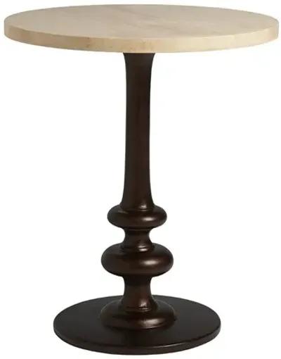 Tommy Bahama Home by Lexington Los Altos Marshall Stone Top Round End Table