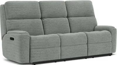 RIO BLUE ARCTIC RECLINING SOFA