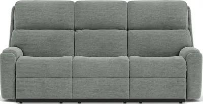 RIO BLUE ARCTIC RECLINING SOFA