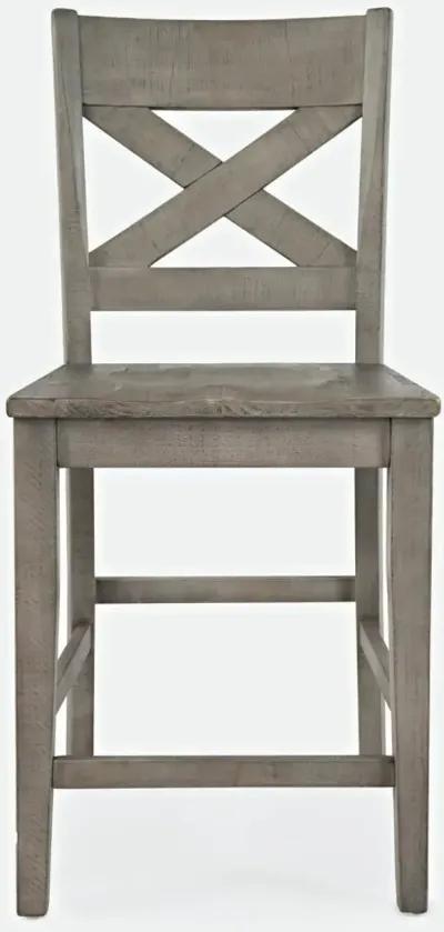 Jofran Outer Banks X-Back Stool Driftwood