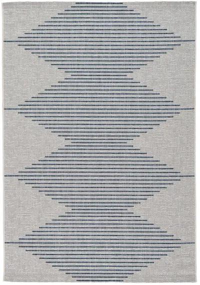 ALVERNO LARGE RUG WHITE/BLUE SIGNATURE DESIGN