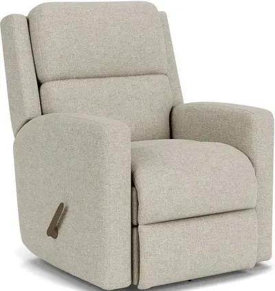 CHIP SILVER DRIFTWOOD SWIVEL GLIDING MANUAL RECLINER