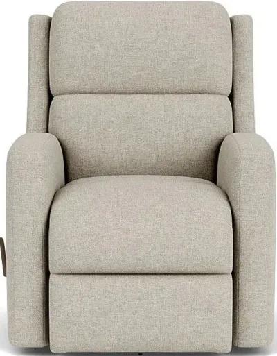 CHIP SILVER DRIFTWOOD SWIVEL GLIDING MANUAL RECLINER