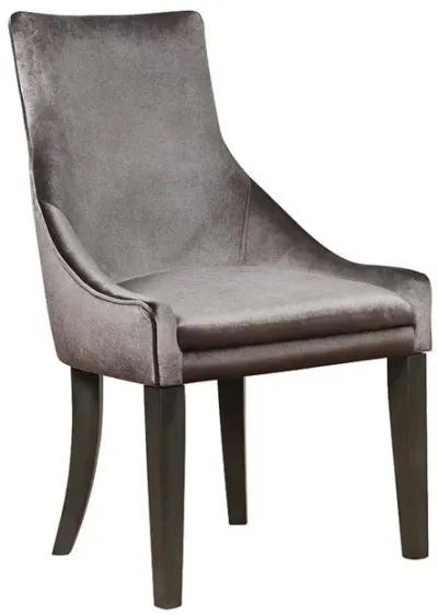 Coaster Phelps Velvet Upholstered Dining Side Chair Grey