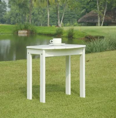 Linon White Adirondack End Table