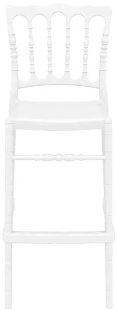 Compamia Opera Polycarbonate Bar Stool Glossy White