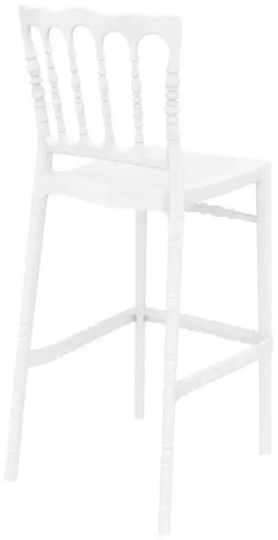 Compamia Opera Polycarbonate Bar Stool Glossy White