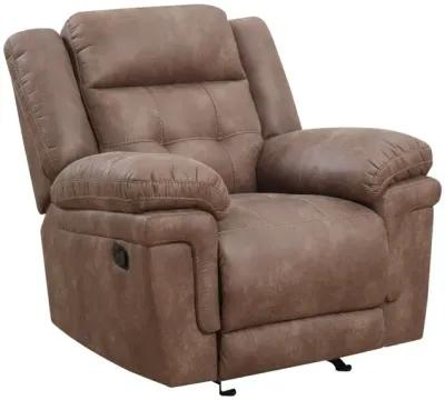 Anastasia Cocoa Glider Recliner Chair