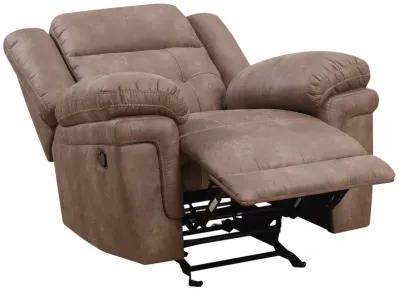 Anastasia Cocoa Glider Recliner Chair