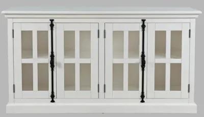 MARIBEL 60 INCH ACCENT CABINET BLANC