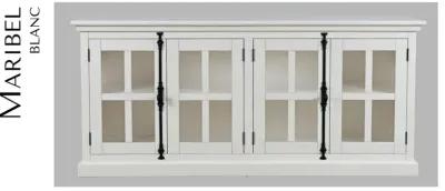 MARIBEL 60 INCH ACCENT CABINET BLANC