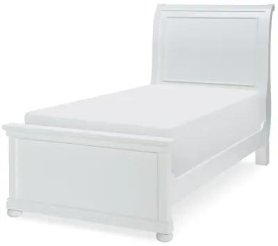 Legacy Classic Kids/Teens Canterbury White Complete Twin Sleigh Bed