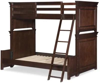 Legacy Classic Kids/Teens Canterbury Cherry Twin Over Full Bunk Cherry Finish