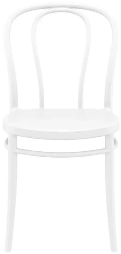 VICTOR RESIN OUTDOOR CHAIR WHITE