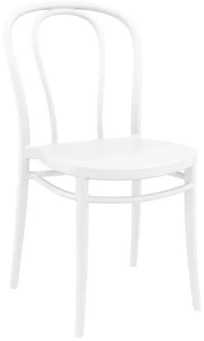 VICTOR RESIN OUTDOOR CHAIR WHITE