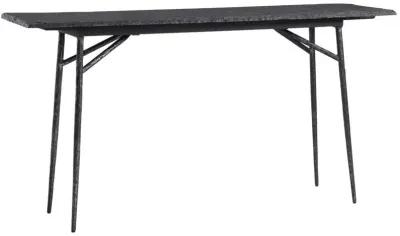 Uttermost Kaduna Aged Black Console Table