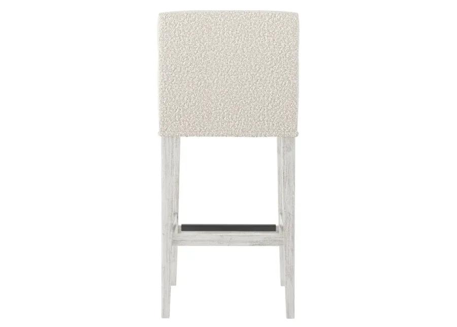 HYDE UPHOLSTERED FABRIC BAR STOOL