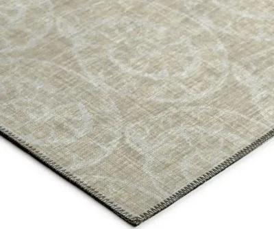 Dalyn Serenity Treasures Taupe Seashell Splendor 5'X8' Area Rug