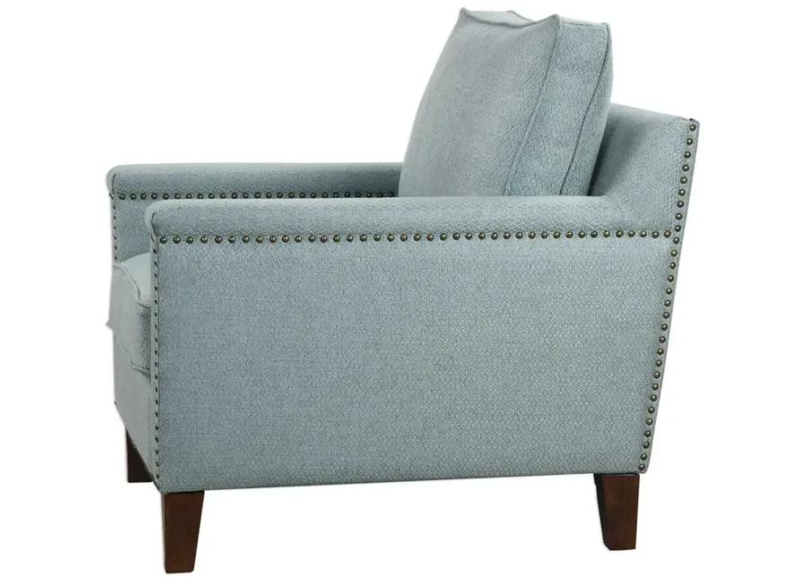 CHARLOTTA SEA MIST ACCENT CHAIR