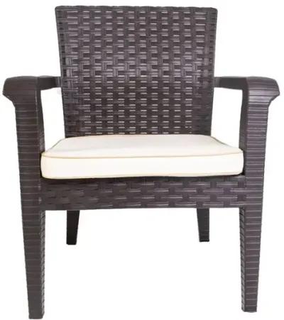 OUTDOOR ALASKA ARMCHAIR IN BROWN