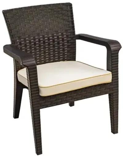 OUTDOOR ALASKA ARMCHAIR IN BROWN