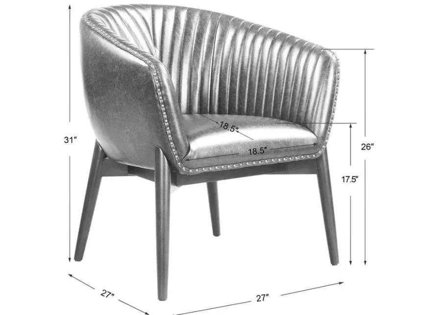 ANDERS ONYX BARREL CHAIR