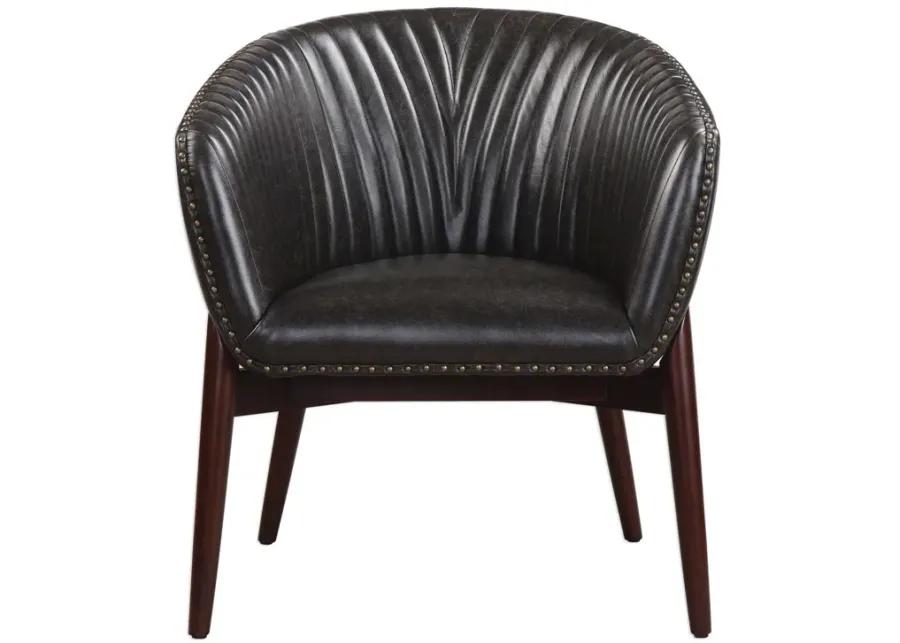 ANDERS ONYX BARREL CHAIR