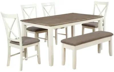 Powell Jane 6-Piece Dining Set