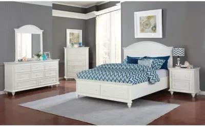 Madison Avenue Seaside White King Headboard