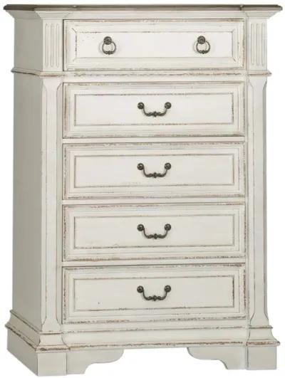 Liberty Furniture Complete Queen Bedroom Set Panel Bed, Dresser, Mirror, Chest & Nightstand Abbey Park