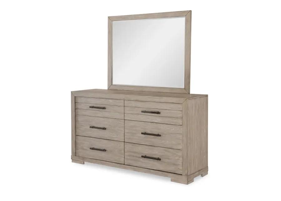 MIRROR LIGHT OAK FINISH - WESTWOOD LIGHT