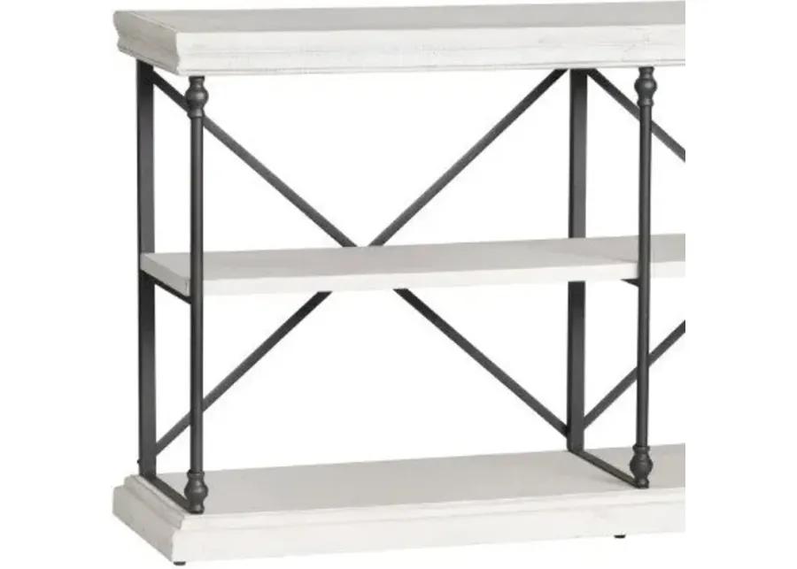 HANOVER GRAY/WHITE CONSOLE TABLE