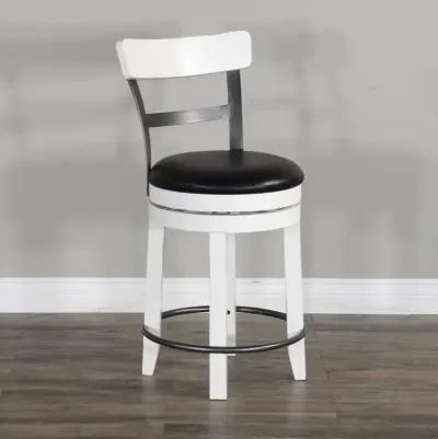 CARRIAGE HOUSE 38 INCH EUROPEAN COTTAGE BARSTOOL