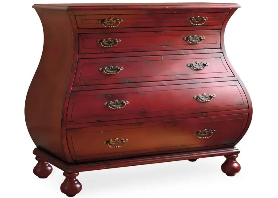 RED BOMBE CHEST