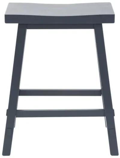 Creations Sawhorse Navy 24 Inch Counter Stool