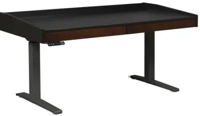 Hekman Adjustable Height Desk 2-Drawers Charcoal