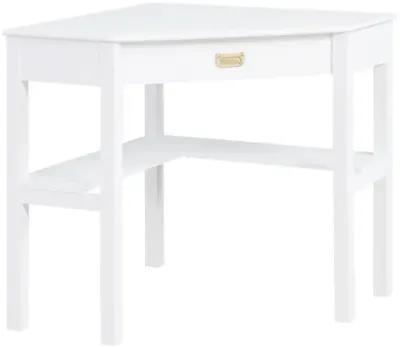 Linon Peggy Corner Desk White