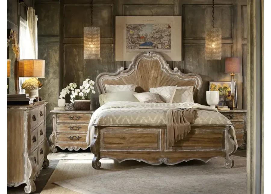 CHATELET CALIFORNIA KING WOOD PANEL BED