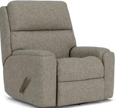 Flexsteel Rio Gray Vapor Swivel Gliding Manual Recliner