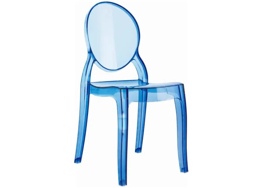 BABY ELIZABETH KIDS CHAIR TRANSPARENT BLUE