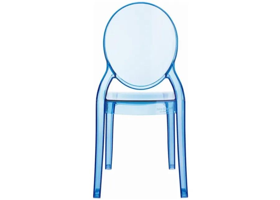 BABY ELIZABETH KIDS CHAIR TRANSPARENT BLUE