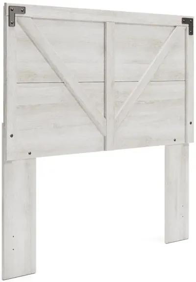 Ashley Shawburn Crossbuck Panel Whitewash Full Headboard