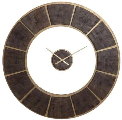 KERENSA BROWN WOODEN WALL CLOCK