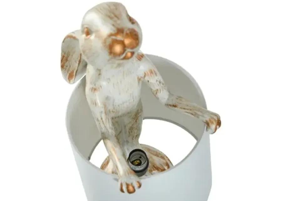 RABBIT FIGURINE LAMP