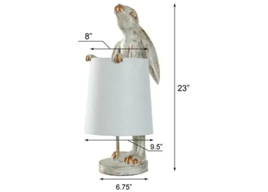 RABBIT FIGURINE LAMP