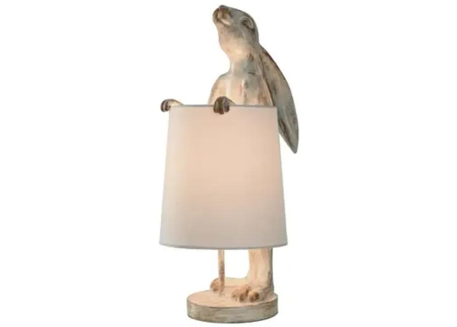 RABBIT FIGURINE LAMP