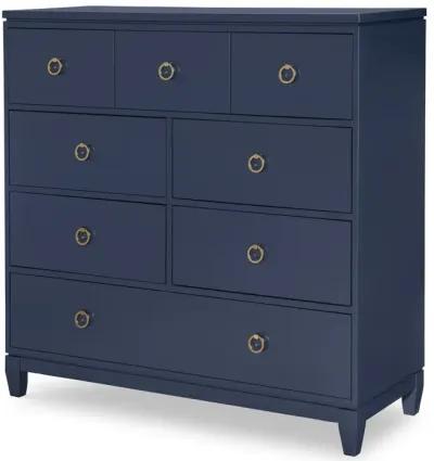 Legacy Classic Bureau Blue Finish Summerland Inkwell Chest